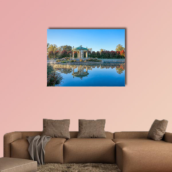 The bandstand located in Forest Park, St. Louis canvas wall art