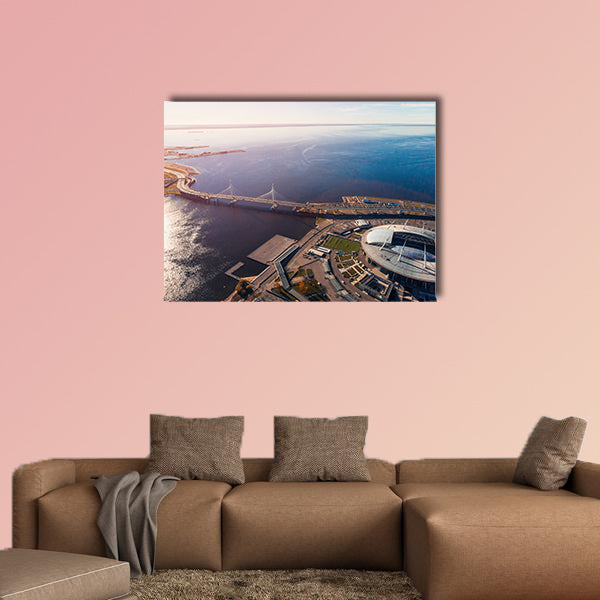 Stadium St Petersburg multi panel canvas wall art