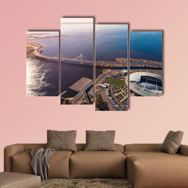 Stadium St Petersburg multi panel canvas wall art