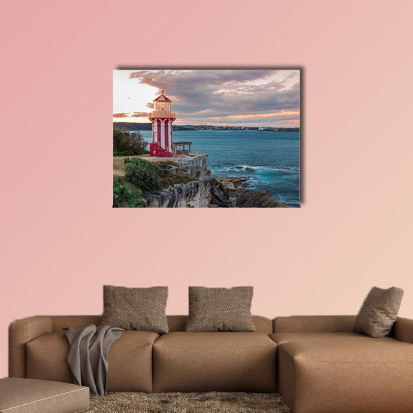 Hornby Lighthouse watson bay on sydney south head Multi panel canvas wall art