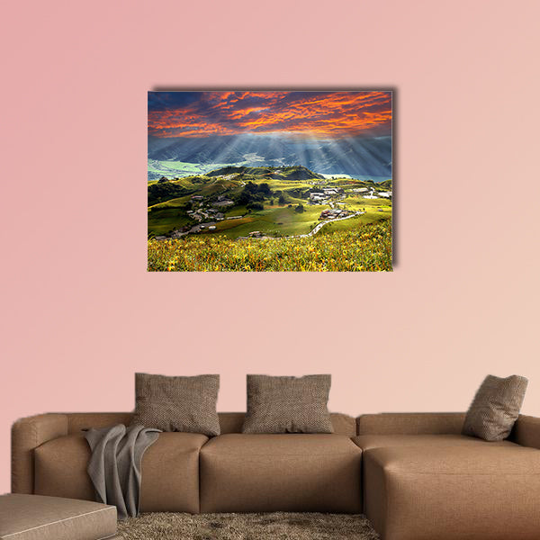 Daylily flower at sixty Stone Mountain in Taiwan Hualien wall art