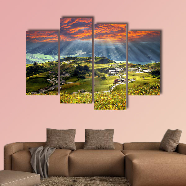 Daylily flower at sixty Stone Mountain in Taiwan Hualien wall art