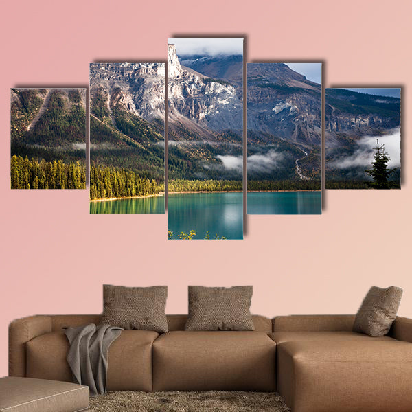 Emerald lake. Yoho National park. Alberta. Canada, Oct wall art