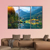 Fantastic autumn sunset of Hintersee Lake, Germany Alps wall art