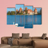 Medieval castle of Trakai, Vilnius, Lithuania multi panel canvas wall art