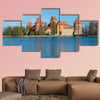 Medieval castle of Trakai, Vilnius, Lithuania multi panel canvas wall art