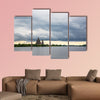 Russia, view from the Lake Onega of the Kishi Island multi panel canvas wall art