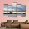 Russia, view from the Lake Onega of the Kishi Island multi panel canvas wall art