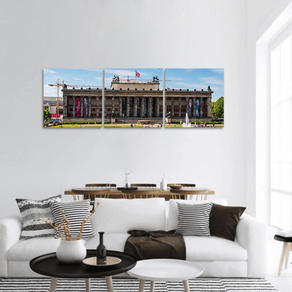 The Altesmuseum on Museum Island in Berlin, Germany Panoramic canvas Wall Art