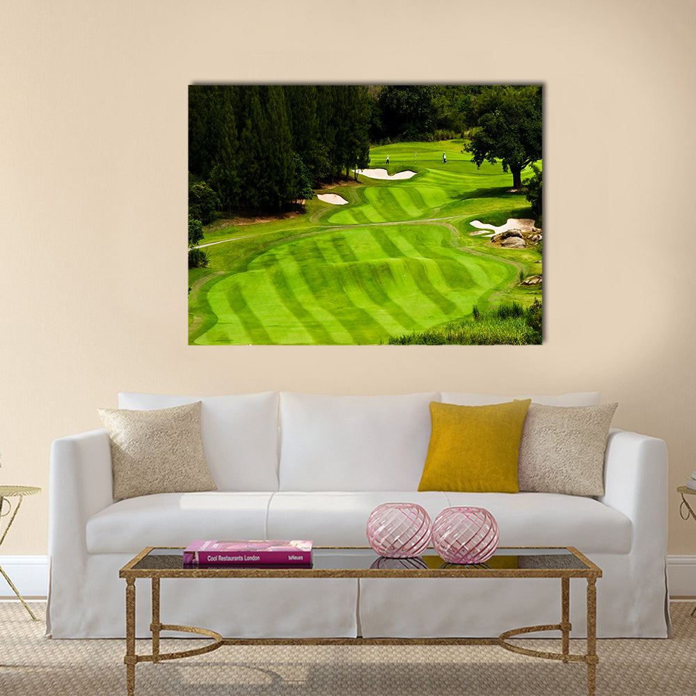 Golf land Multi Panel Canvas Wall Art