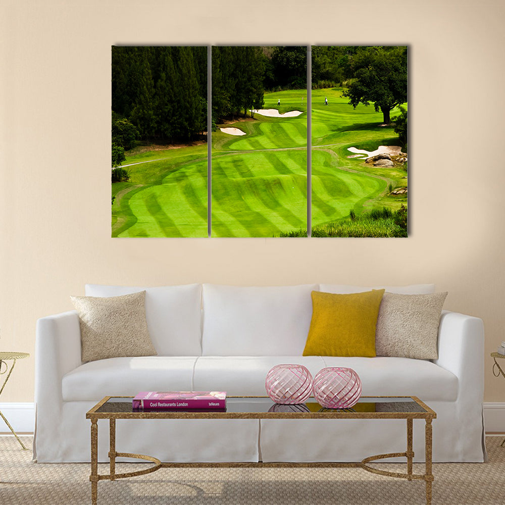 Golf land Multi Panel Canvas Wall Art