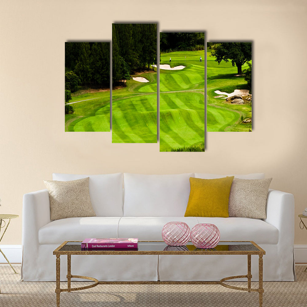 Golf land Multi Panel Canvas Wall Art