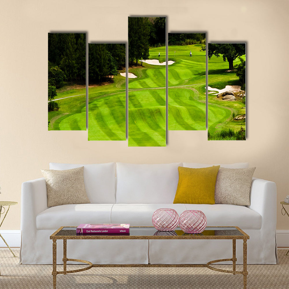 Golf land Multi Panel Canvas Wall Art