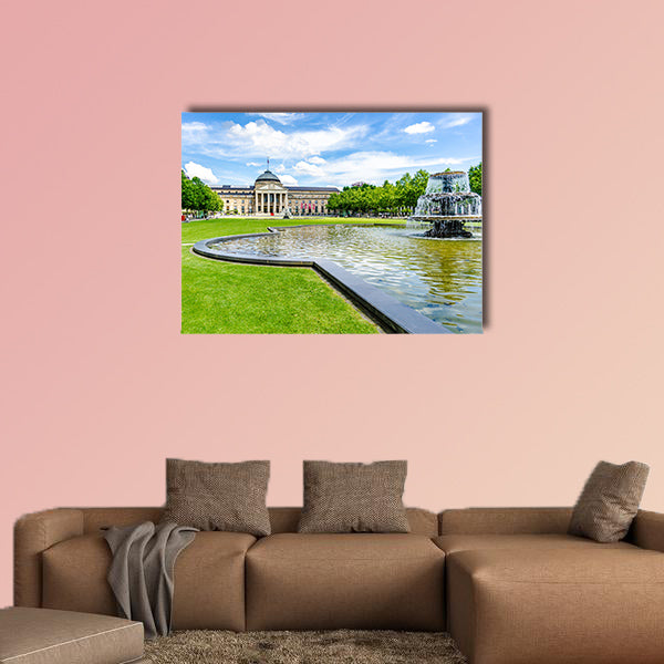 Casino Kurhaus of Wiesbaden, Germany multi panel canvas wall art