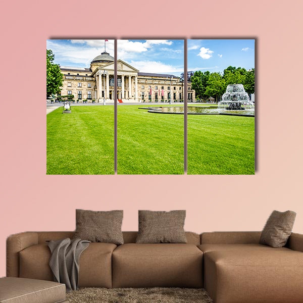 Wiesbaden, Germany, Casino Kurhaus of Wiesbaden multi panel canvas wall art