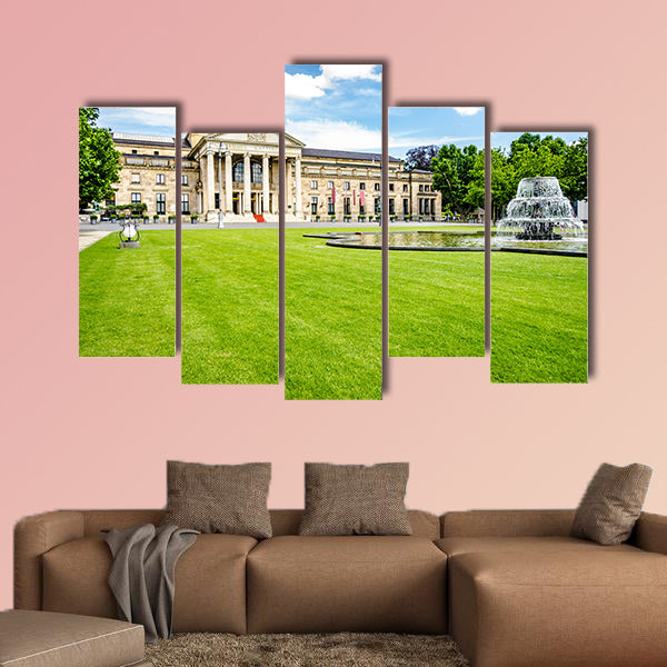 Wiesbaden, Germany, Casino Kurhaus of Wiesbaden multi panel canvas wall art