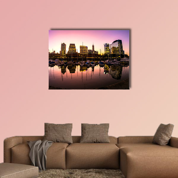 View of the famous neighborhood of Puerto Madero in Argentina wall art