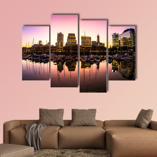 View of the famous neighborhood of Puerto Madero in Argentina wall art