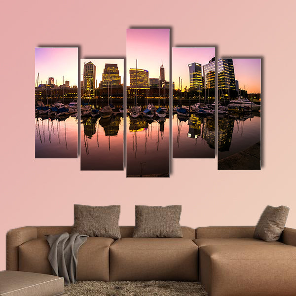 View of the famous neighborhood of Puerto Madero in Argentina wall art