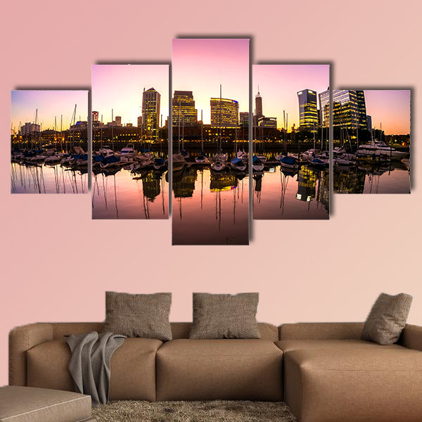 View of the famous neighborhood of Puerto Madero in Argentina wall art
