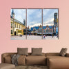 Background in the medieval city of Bruges, Belgium multi panel canvas wall art