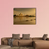 Taj Mahal in sunset scene multi panel canvas wall art