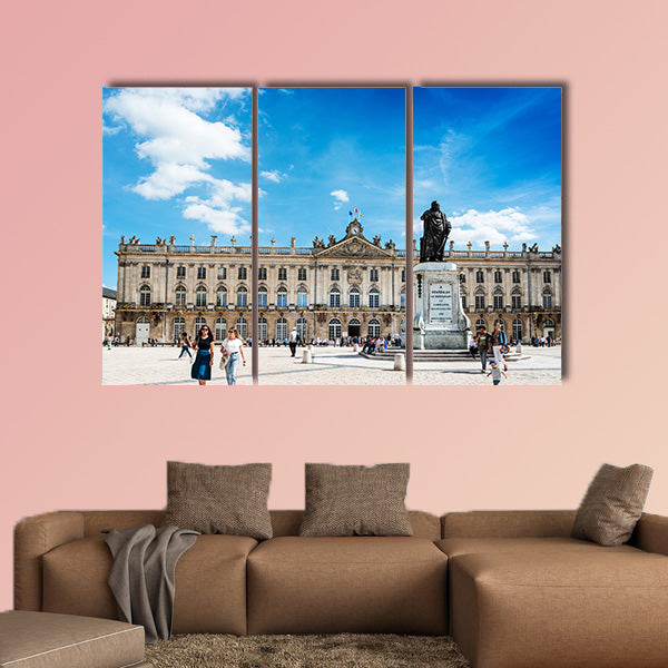 Place Stanislas is a large pedestrianised square in the French city of Nancy multi panel canvas wall art