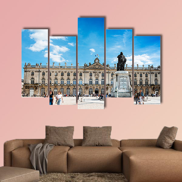Place Stanislas is a large pedestrianised square in the French city of Nancy multi panel canvas wall art