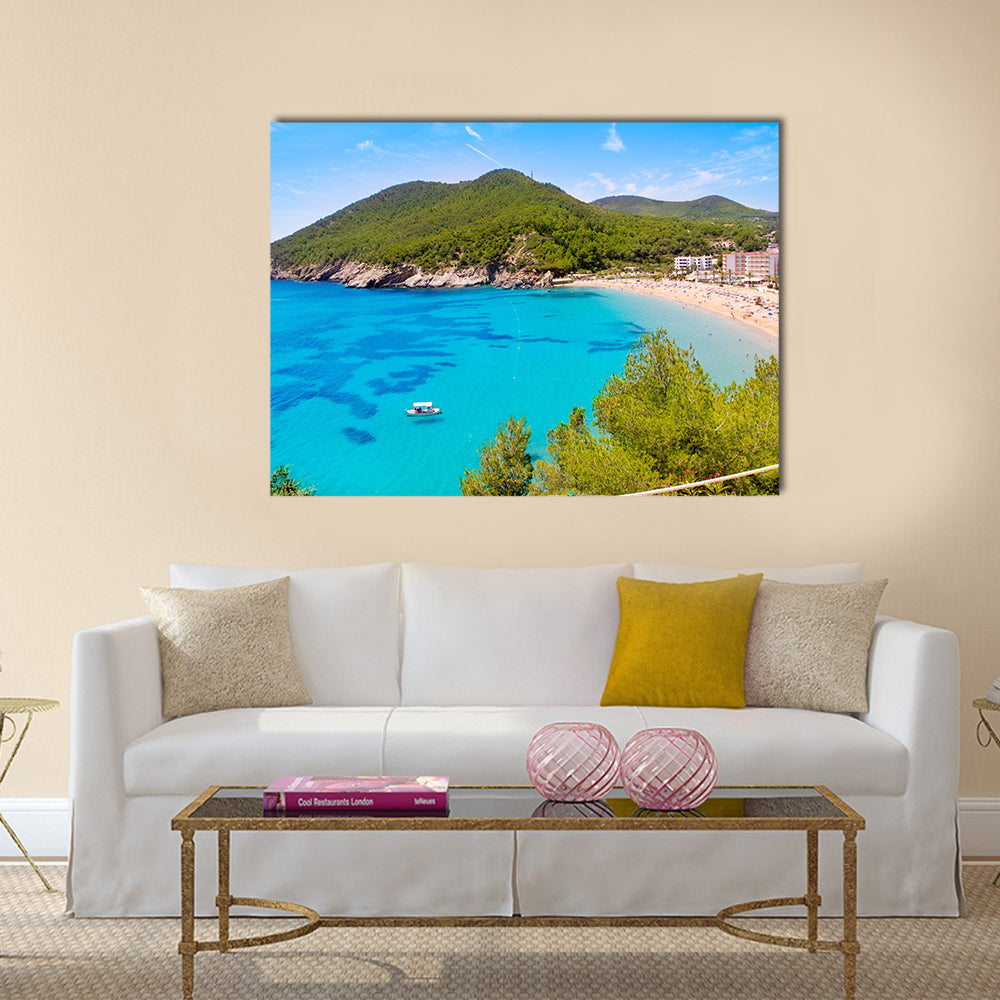 Ibiza cala de sant vicent caleta de san vicente turquoise Multi panel canvas wall art