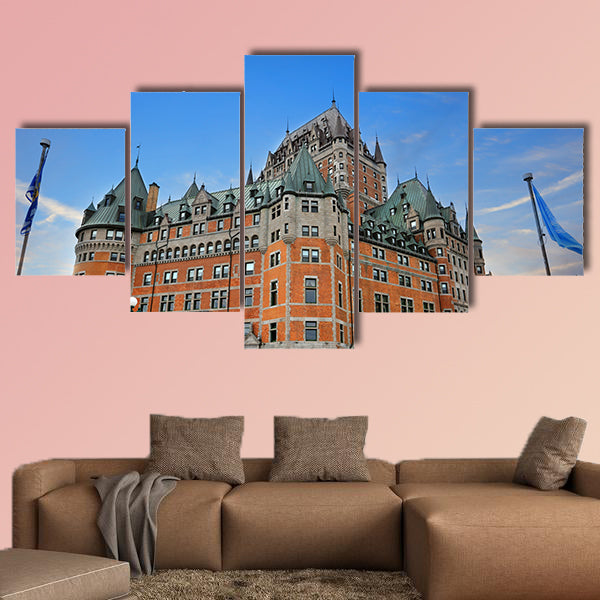 The Château Frontenac in Canada multi panel canvas wall art