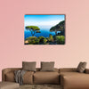 Amalfitana Coast, Ravello, view on the coast from Villa Rufolo, Italy, mediterranean sea coast