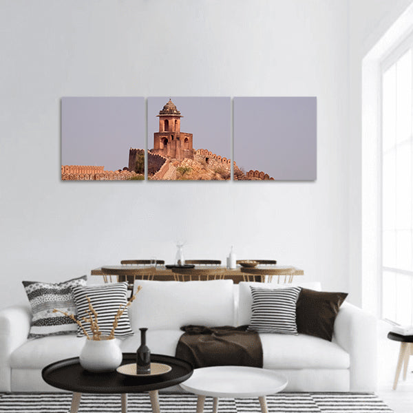 Jaigarh Fort near Jaipur in India in Rajasthan panoramic canvas wall art