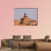 The Jaigarh Fort near Jaipur in India in Jaipur, Rajasthan, India multi panel canvas wall art