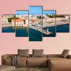 Colossus of Rhodes and Evangelismos Church or Ekklisia Evaggelismos multi panel canvas wall art