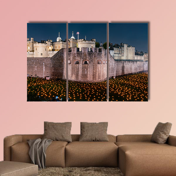 Special event, Beyond the Deepening Shadow at Tower of London, multi panel canvas wall art