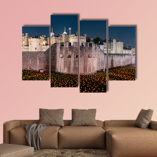Special event, Beyond the Deepening Shadow at Tower of London, multi panel canvas wall art
