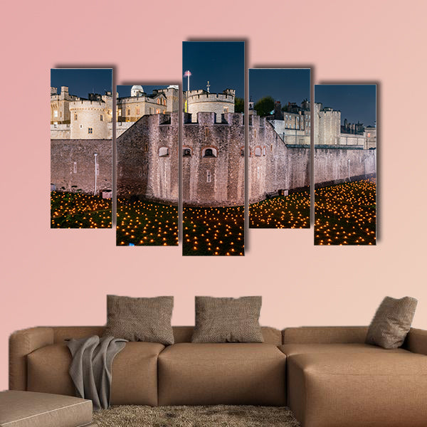 Special event, Beyond the Deepening Shadow at Tower of London, multi panel canvas wall art