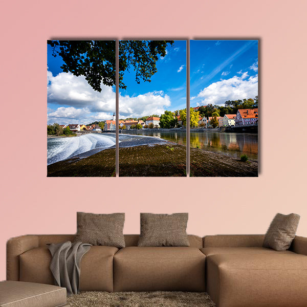 An image of the beautiful Landsberg am Lech, in autumn, at Bavaria wall art