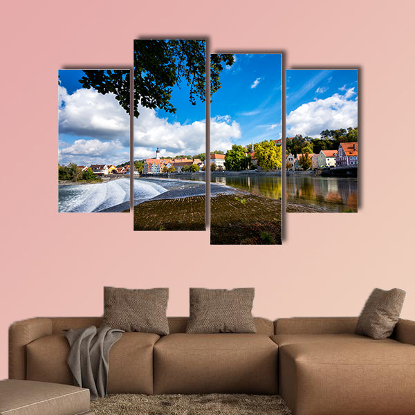 An image of the beautiful Landsberg am Lech, in autumn, at Bavaria wall art