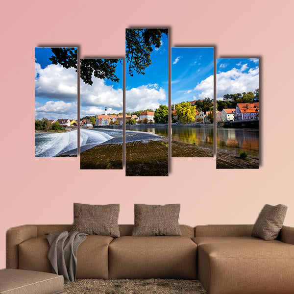 An image of the beautiful Landsberg am Lech, in autumn, at Bavaria wall art