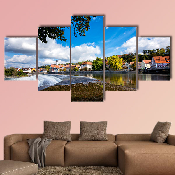 An image of the beautiful Landsberg am Lech, in autumn, at Bavaria wall art
