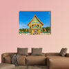 Buddhist temple Wat Kaew Manee Si Mahathat near Phuket in Thailand multi panel canvas wall art