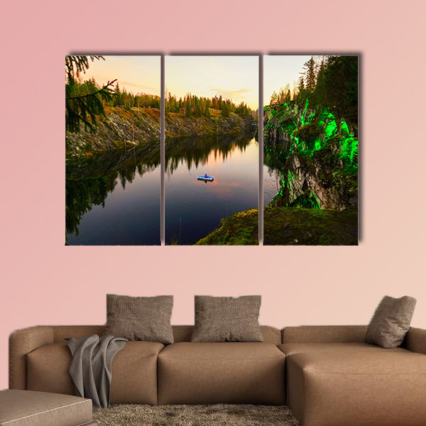 Photo of Marble quarry at Mountain Park multi panel canvas wall art
