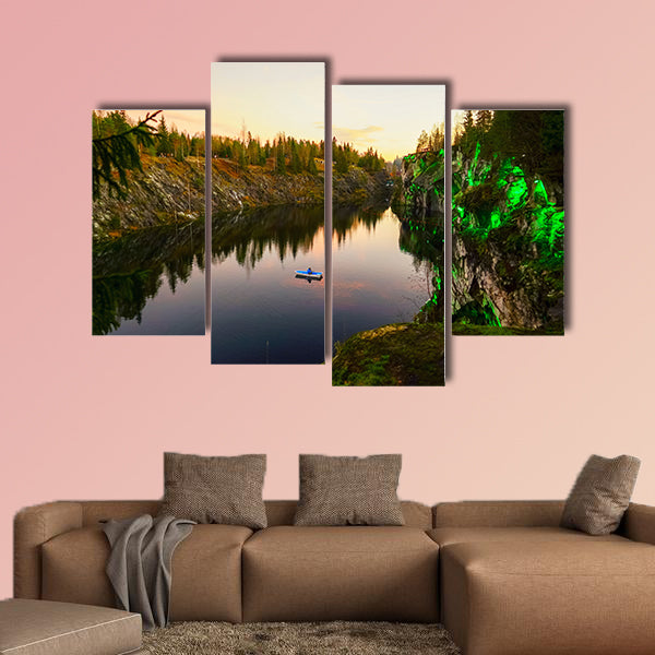 Photo of Marble quarry at Mountain Park multi panel canvas wall art