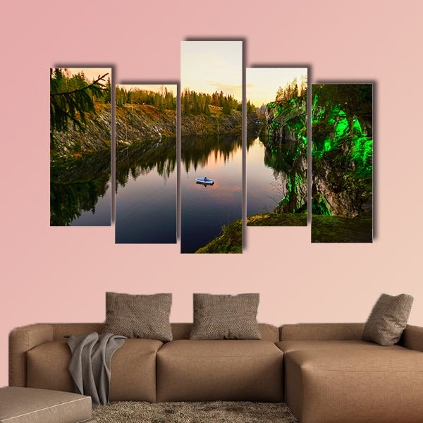 Photo of Marble quarry at Mountain Park multi panel canvas wall art
