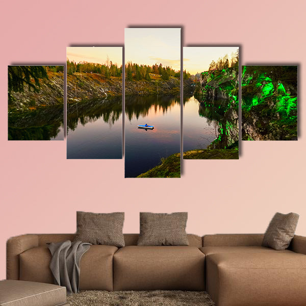 Photo of Marble quarry at Mountain Park multi panel canvas wall art