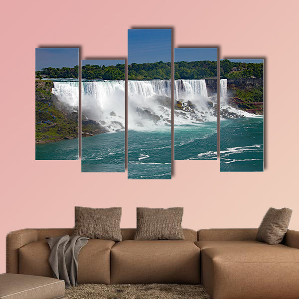 Niagara Falls from the Canadian side multi panel canvas wall art