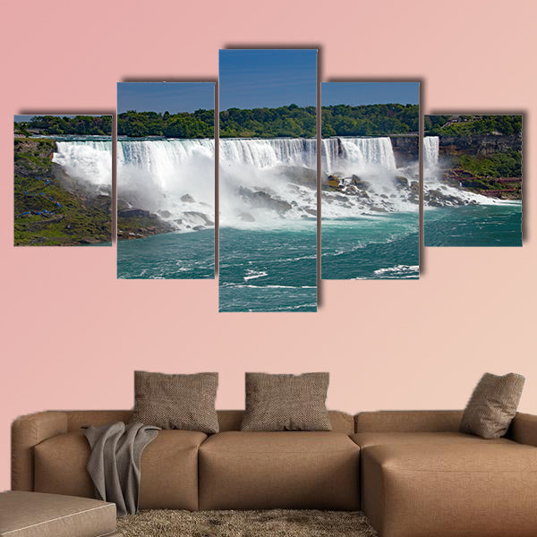 Niagara Falls from the Canadian side multi panel canvas wall art