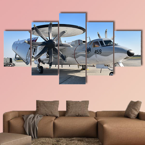 ASDF E-2C multi panel canvas wall