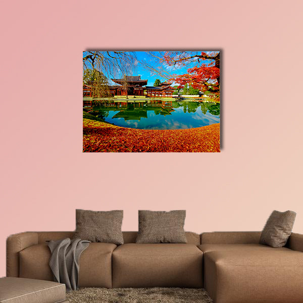 Byodo-in Temple, Kyoto, Buddhist temple multi panel canvas wall